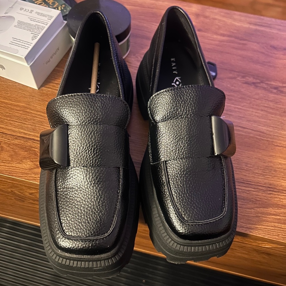 Katy Perry Geli Combat Loafers as 8